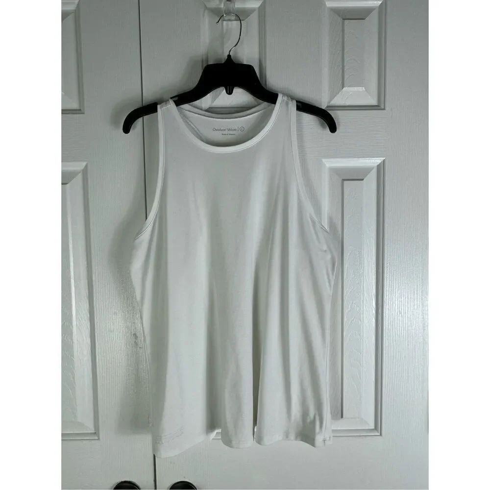Outdoor Voices Womens White Tank Size L